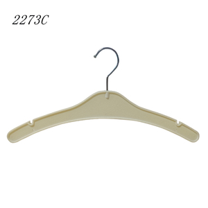 Cintres en velours avec logo personnalisé, antidérapants, en ABS, avec crochet en métal, vente en gros, présentoir <span class=keywords><strong>de</strong></span> vêtements - Product Image 3