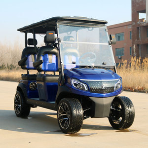 Chariot de golf électrique personnalisable de conception populaire avec lit de panier arrière et buggy de golf électrique pour véhicule utilitaire 2 4 6 passagers - Product Image 2