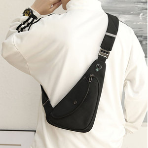 Sacs à bandoulière <span class=keywords><strong>en</strong></span> nylon sac à dos à bandoulière mode sacs <span class=keywords><strong>banane</strong></span> à bandoulière unique avec poche à bouton sacs de poitrine étanches pour hommes - Product Image 5