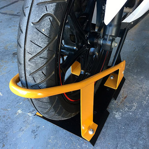 Serrure de <span class=keywords><strong>roue</strong></span> de sangle de guidon <span class=keywords><strong>pour</strong></span> le support de transport droit montable de motos s'adapte à tous les pneus - Product Image 6