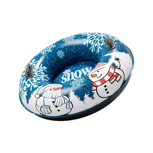 Pursuefree Snow Tube 110cm Thickened PVC <b>Inflatable</b> For Adults Outdoor Winter Use - Product Image 2