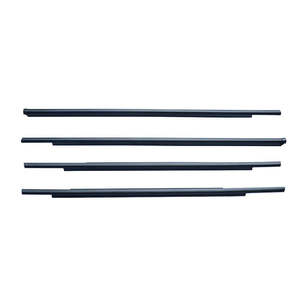 Para Toyota Corolla 2007-2013, moldura exterior de la puerta delantera izquierda y derecha, burlete de ventana 75710-02170 75720-02170 - Product Image 1