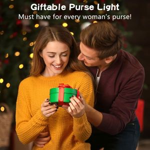Lampe de sac à main LED rechargeable portable en forme de cœur lumineux à capteur tactile avec 24 LED blanches en plastique ABS, chargement Type-C - Product Image 4