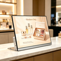 Pantalla de Señalización Digital LCD con Sistema Operativo Android y CMS Integrado para Menús de Restaurantes de Comida Rápida, Formato L de 23.8 Pulgadas, para Mesas y Ascensores