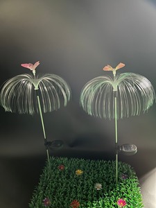 Năng lượng mặt trời Powered IP65 không thấm nước Trọng lượng nhẹ LED sợi quang đèn bướm sứa có thể điều chỉnh nhiệt độ Màu 8000 giờ đèn - Product Image 5