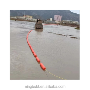 Barrera Flotante Multifunción, Cortina Antisuciedad, Barrera Contra la Turbidez, Barrera Contra Desechos Marinos, <span class=keywords><strong>Control</strong></span> de Inundaciones en Ríos y Lagos - Product Image 5