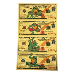 Ventes Flash 2026 : 4 Modèles de Billets de Banque TM-NT Plaqué Or 24K pour Cadeaux - Product Image 1