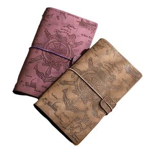 A6 Vintage cuir européen carnet de voyage Portable créatif cahier A4 taille PU couverture rigide papeterie pour cadeau - Product Image 1