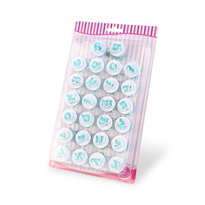 26 molde de prensa de resorte alfanumérico para galletas superior e inferior, fondant, Impresión de pasteles, herramientas para hornear pasteles <span class=keywords><strong>y</strong></span> decoración de pasteles - Product Image 5