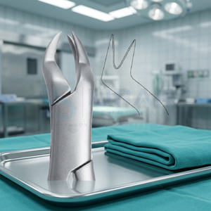 Forceps d'extraction dentaire en acier inoxydable, forceps manuels pour dents, griffes chirurgicales pour usage clinique - Product Image 2