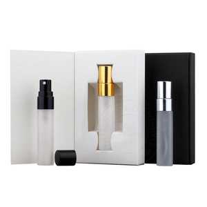 Luxury 5ml <b>Mini</b> Frosted Empty Spray Glass Perfume <b>Bottle</b> Gold Silver Black Spray Pump Perfume Tester Cylinder - Product Image 5