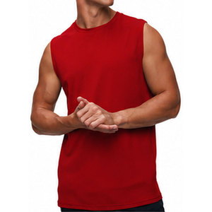 Camiseta sin Mangas de Alta Calidad para Hombre, Suave y Transpirable, de Algodón, Cómoda para el Verano, Ropa Casual para Gimnasio y Fitness - Product Image 2