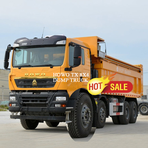 Camion benne Sinotruk Howo neuf Euro 2 poids lourd 8x4 avec fourgon de chargement Sino Box, benne basculante diesel, 12 pneus, conduite à gauche, caméra de recul - Product Image 2