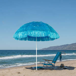 <span class=keywords><strong>Grand</strong></span> <span class=keywords><strong>parasol</strong></span> de plage en <span class=keywords><strong>paille</strong></span> hawaïenne, <span class=keywords><strong>parasol</strong></span> de patio portable pour l'extérieur, vente en gros - Product Image 2