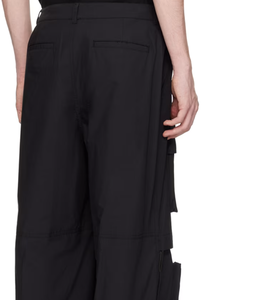 2025男孩苦恼高腰技术舞会工作货物裤深蓝色迷彩带锁莫罗线超薄芯片床单英国销售报价 - Product Image 5