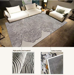 Tapis fait main de style moderne multi grande taille tapis décoratif pour la maison tapis de salle de bain en <span class=keywords><strong>laine</strong></span> - Product Image 5
