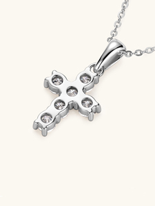 سحر مخلص للرجال والنساء مصدق من الفضة 3-قلادة مويسانيتي مسيحية مصدقة من قلادة مويسانيتي - Product Image 4