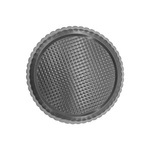 Molde Redondo Antiadherente de Acero al Carbono para Pastel de 24/28 cm con Fondo de Panal, Color Gris Oscuro, Apto para Horno - Product Image 2