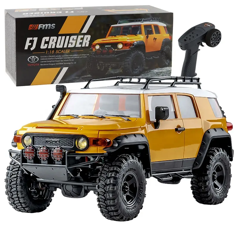 Thực Tế FMS FJ Cruiser 1:18 RC Xe Sẵn Sàng Để Chạy Với Tiêm Đúc Cơ Thể Và Cuộn Dây Những Cú Sốc Cho Trẻ Em Và Người Lớn Có Sở Hưu