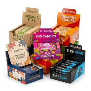 Exhibidores <span class=keywords><strong>de</strong></span> <span class=keywords><strong>Cartón</strong></span> Vacíos al por Mayor para Mostrador, con Impresión Personalizada - Product Image 4
