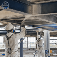 Revêtement ignifuge pour structure en acier, peinture ignifuge pour bâtiment industriel, entrepôt, atelier, protection incendie