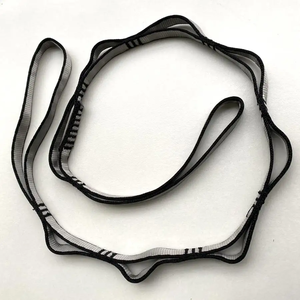 Techo Daisy Chain Nylon 7-13 <span class=keywords><strong>Aros</strong></span> Uhmwpe Material para Yoga Fitness Escalada Negro Aerial Yoga Daisy Chain Sling - Product Image 4