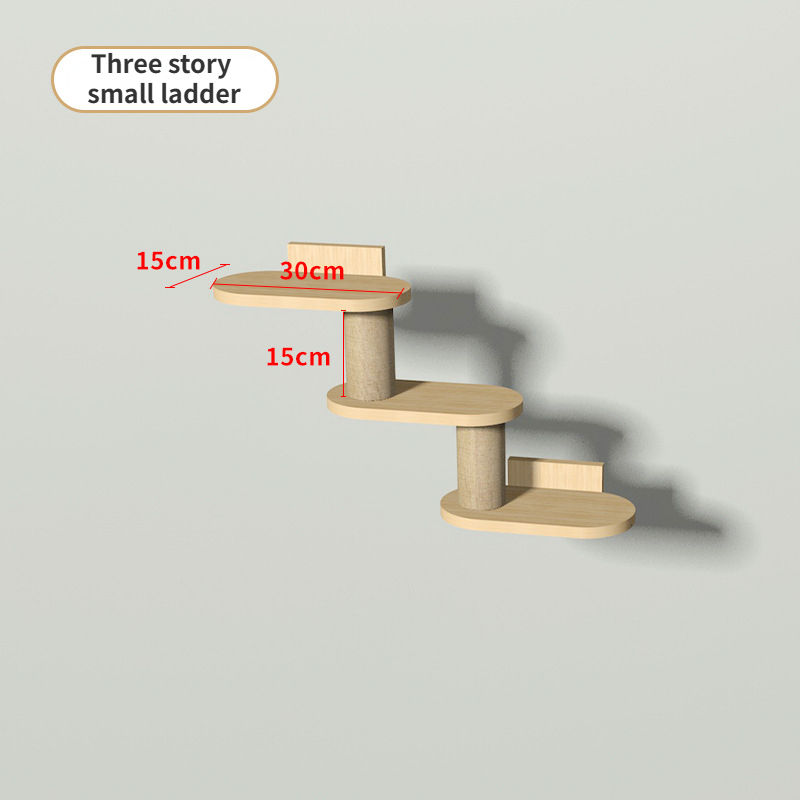 Escalera pequeña de tres capas