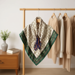 Foulard Quadrato Piccolo D-Chain 70x70cm, Accessorio Moda Donna con Stampa - Product Image 2