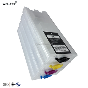 <span class=keywords><strong>Cartouche</strong></span> d'<span class=keywords><strong>encre</strong></span> vide rechargeable WEL-TRY 4X600ML T01C T01D sans puce pour <span class=keywords><strong>Epson</strong></span> WorkForce Pro WF-C529R C579R - Product Image 2