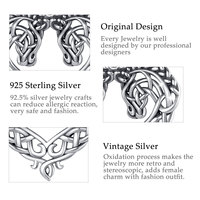 Collier Merryshine en argent sterling 925 avec zircone bleue porte-bonheur en forme de fer à cheval et tête de cheval