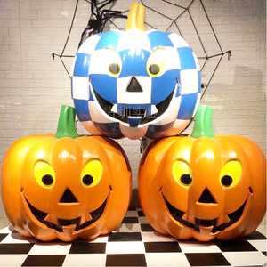 Esculturas de Calabaza de Halloween, Figuras de Resina de Dibujos Animados, Decoración de Mesa, Paquete de Varias Piezas, Diseño Artístico - Product Image 2