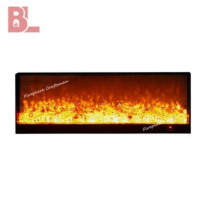 Autoportant décoratif intérieur <span class=keywords><strong>bois</strong></span> en fonte poêle cheminée avec insert pour électrique surround T-306 - Product Image 1