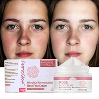 Hydratant Visage Anti-oxydant Correcteur d'Hyperpigmentation à la Niacinamide, Arbutine et Rose, à base de Champignons Fermentés, pour le Soin du Mélasma