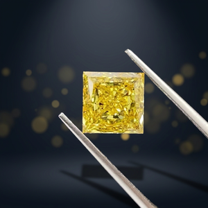 Diamant de laboratoire CVD et HPHT de coupe princesse CLASSIC 1 CRT, certifié IGI, excellente qualité, pour la fabrication de bijoux pour femmes - Product Image 1
