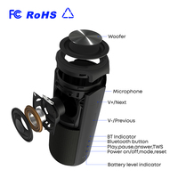 Speaker Bluetooth All Terrain Outdoor E300L 30W Tahan Air IPX7 Ukuran Ringkas 3 Mode EQ Speaker Nirkabel Portabel BSCI CE ROHS