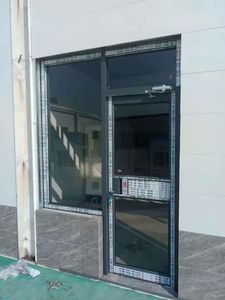 Design moderne américain Commercial KFC <span class=keywords><strong>Porte</strong></span> en aluminium Blanc vitré Devanture <span class=keywords><strong>d</strong></span>'<span class=keywords><strong>entrée</strong></span> pour l'avant Extérieur Parcs Villas - Product Image 3