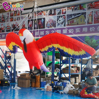 Papillons gonflables publicitaires, modèle d'oiseau, mascotte de dessin animé, décoration extérieure, animaux gonflables géants pour les événements, exposition