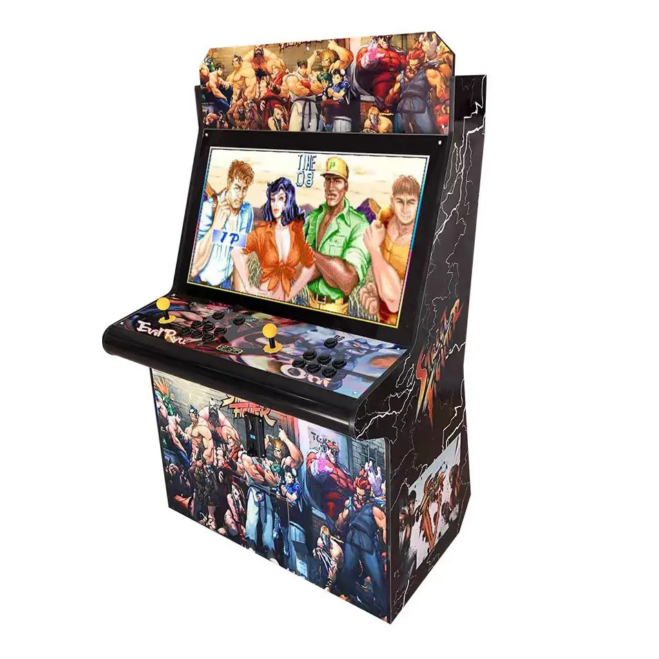 Sales Cheap Fighting Cabinet Video Game Machine Coin-Operated Street Fighter Arcade Coin Pusher Arcade Game