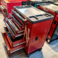Caja de Herramientas Profesional Clásica de Acero Inoxidable con 7 Cajones, Carro de Almacenamiento de Herramientas para Taller, Alta Calidad