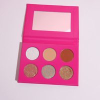 Palette de fards à paupières scintillants personnalisés pour professionnels, maquillage waterproof à marque privée