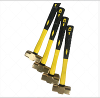 Marteau à mèche octogonal de style allemand TUOKAEX, qualité industrielle, anti-étincelles, avec manche en caoutchouc, 1-20 lb, vente chaude