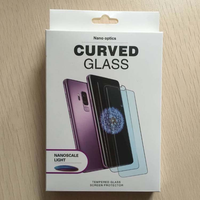 Emballage au détail de haute qualité HD clair UV verre trempé anti-rayures colle UV Oppo F27 OnePlus 12R Ultra Redmi 4G Smartphones