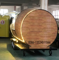 Camion de restauration mobile européen, équipement pour l'industrie alimentaire, camion à tacos, petit camion de restauration rapide mobile, chariot à bière en bois