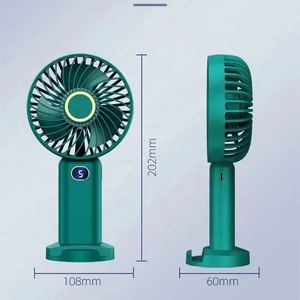 2024 New Arrival Portable Table With Phone Holder ,Hot Selling <b>Usb</b> Rechargeable Handheld <b>Mini</b> <b>Fan</b> - Product Image 2