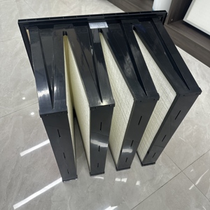 Khung nhựa 592x592x400 mét xếp li nhỏ gọn 4 <span class=keywords><strong>V</strong></span> ngân hàng bộ lọc không khí - Product Image 6