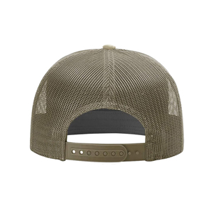 Chất Lượng Cao Màu Đen Lưới Cap 7-Panel Phẳng Brim Tùy Chỉnh Ngoài Trời Trucker <span class=keywords><strong>Hat</strong></span> Với Jersey & Terry Vải Mùa Hè Mũ Bóng Chày Logo - Product Image 3