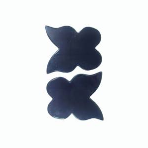 Outils de massage en jade, pierre d'obsidienne noire, outil de massage facial pour le lifting, thérapie Guasha, Guasha papillon - Product Image 1