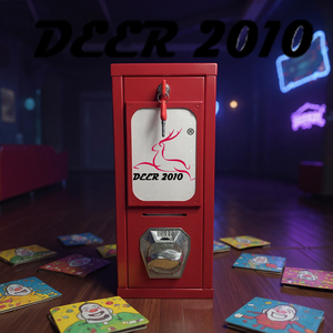 Máquina Expendedora de Tatuajes Adhesivos Automática DEER KV118, Gran Venta, Mini Dispensador de Tarjetas Operado con Monedas, Metálico, Cuadrado, 20-150 - Product Image 1