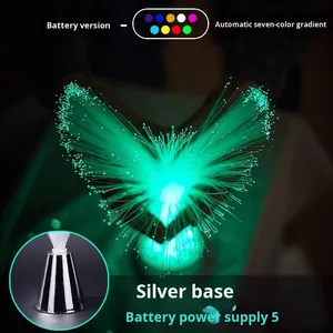 Lampe de chevet décorative de table avec <span class=keywords><strong>ciel</strong></span> étoilé en fibre optique colorée pour les luminaires de Noël, améliorant le sommeil - Product Image 6