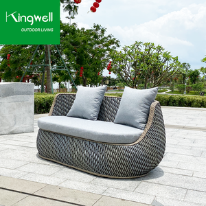 Set di divani <span class=keywords><strong>in</strong></span> tessuto e legno mobili da <span class=keywords><strong>giardino</strong></span> per cortile del parco ingresso laboratorio - Product Image 3